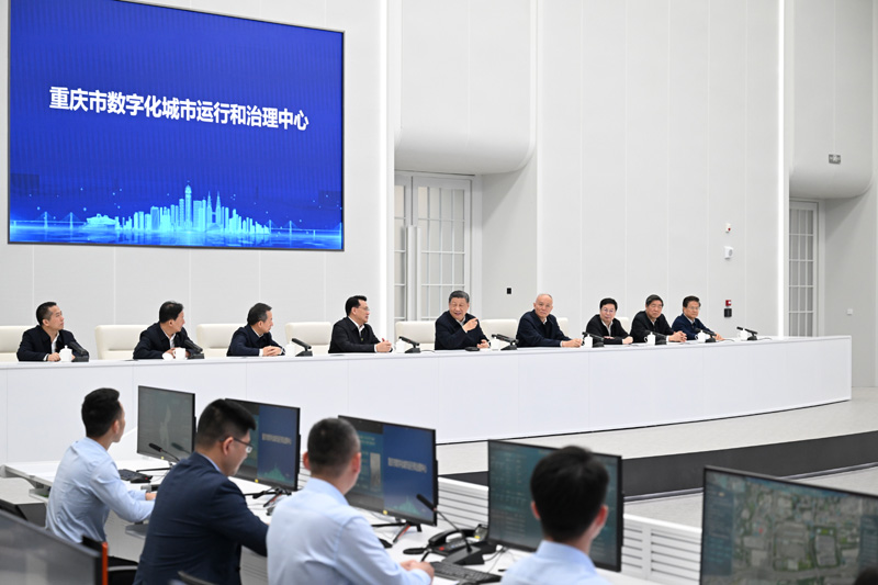 習(xí)近平在重慶考察時強調(diào)
進一步全面深化改革開放
不斷譜寫中國式現(xiàn)代化重慶篇章
蔡奇陪同考察「相關(guān)圖片」